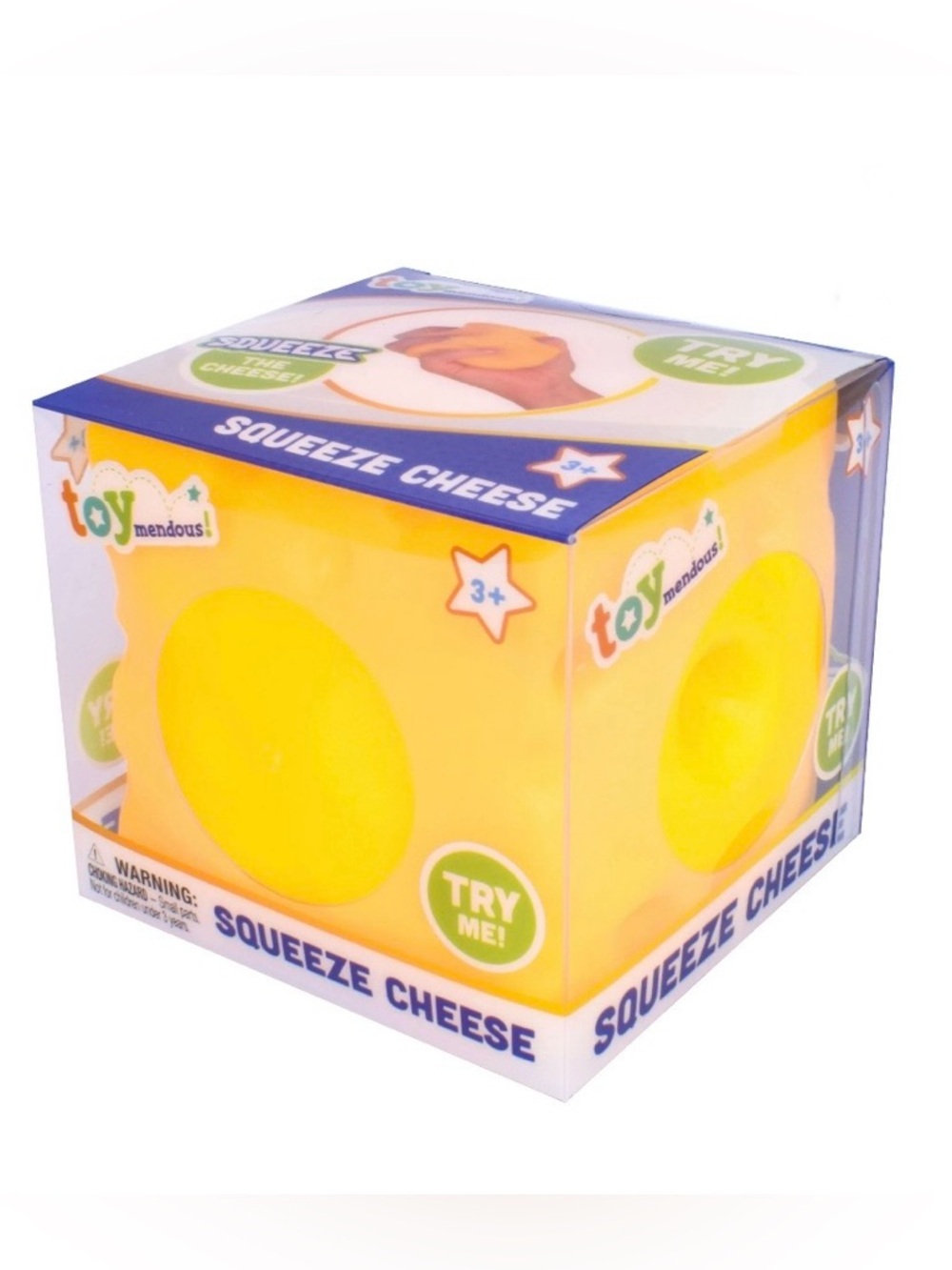 NEW Toymendous Fun Size Mini Squeeze Cheese 🧀 Squishy - Picture 2 of 7